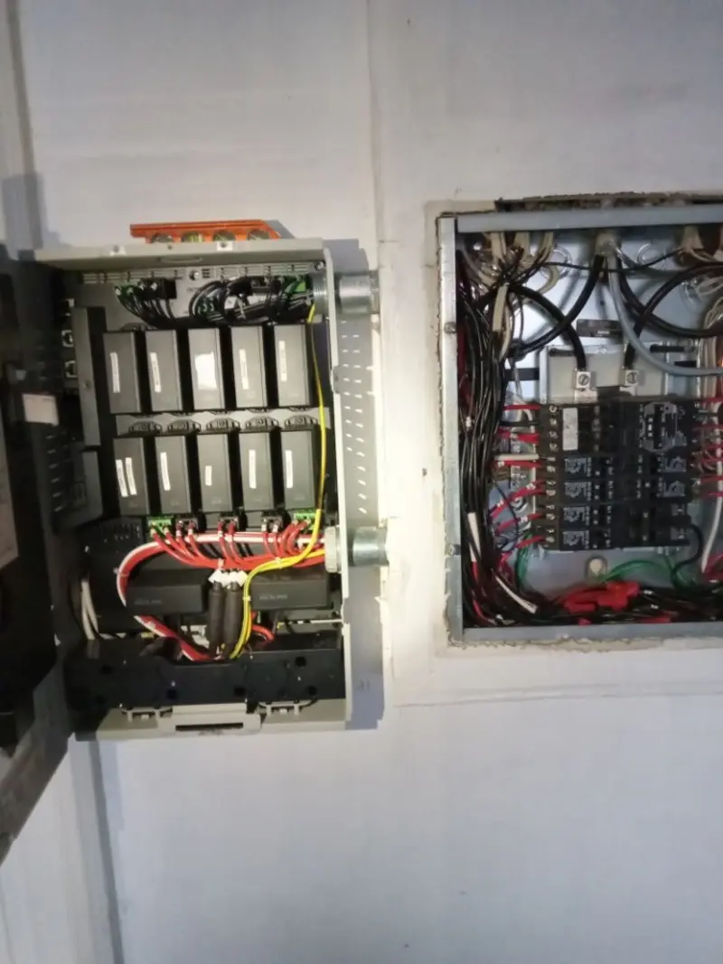 Electrical panel upgrade completed for Security Camera Wiring in Sterling Heights